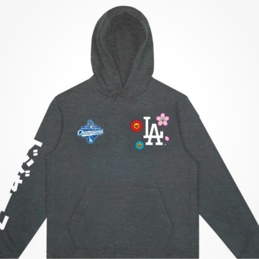Fanatics Dark Gray LA Champions Hoodie NWT